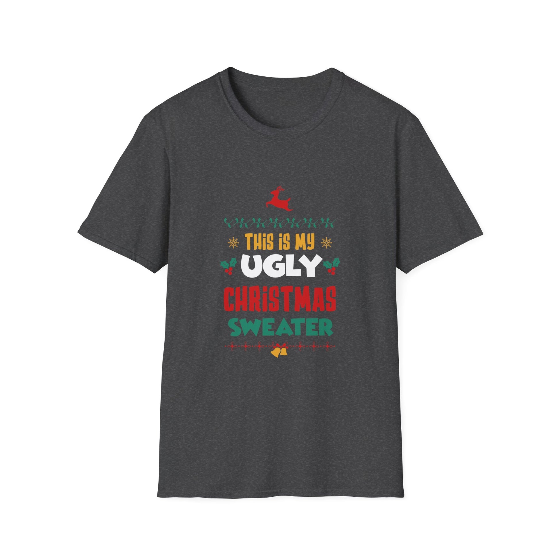 Ugly Christmas Sweater T‑Shirt — “This Is My Ugly Christmas Sweater” Holiday Tee