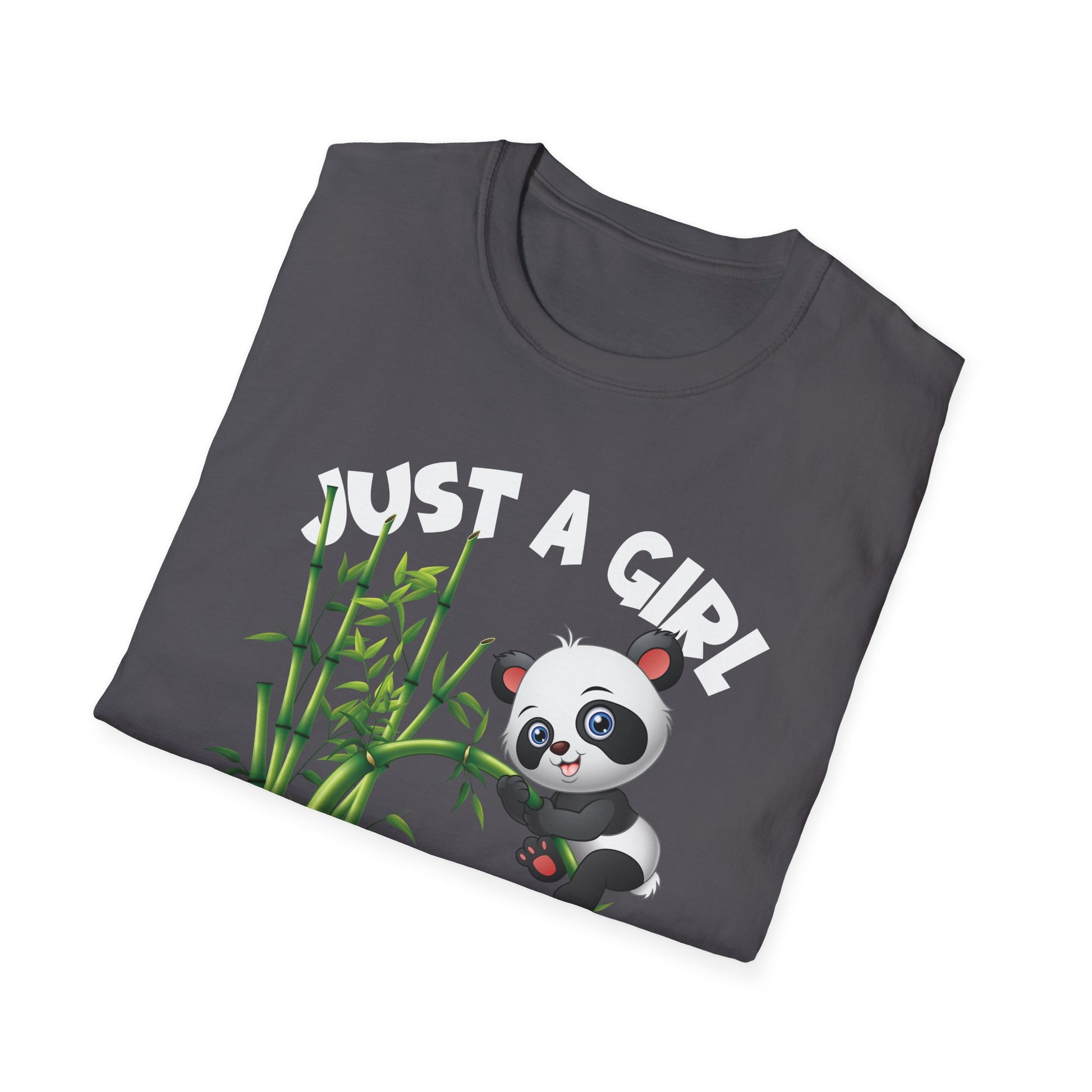 Just A Girl Who Loves Pandas Cute Kawaii Panda Girls Womens Unisex T-Shirt