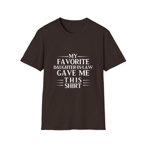 Christmas Gift For Father Mother in Law Funny Birthday Gifts Unisex T-Shirt