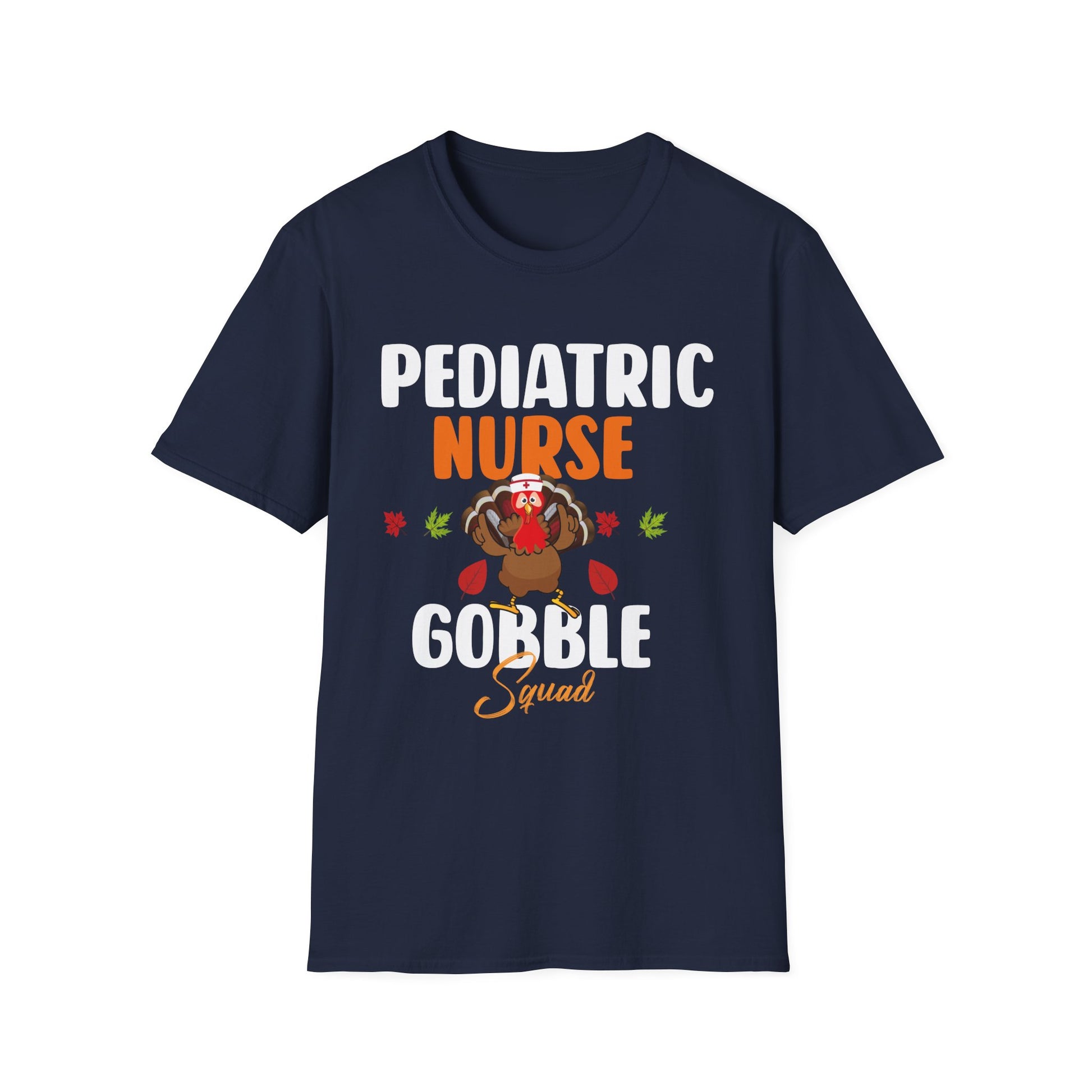 Pediatric Nurse Thanksgiving T‑Shirt — "Gobble Squad" Turkey Crew Shirt  Unisex T-Shirt
