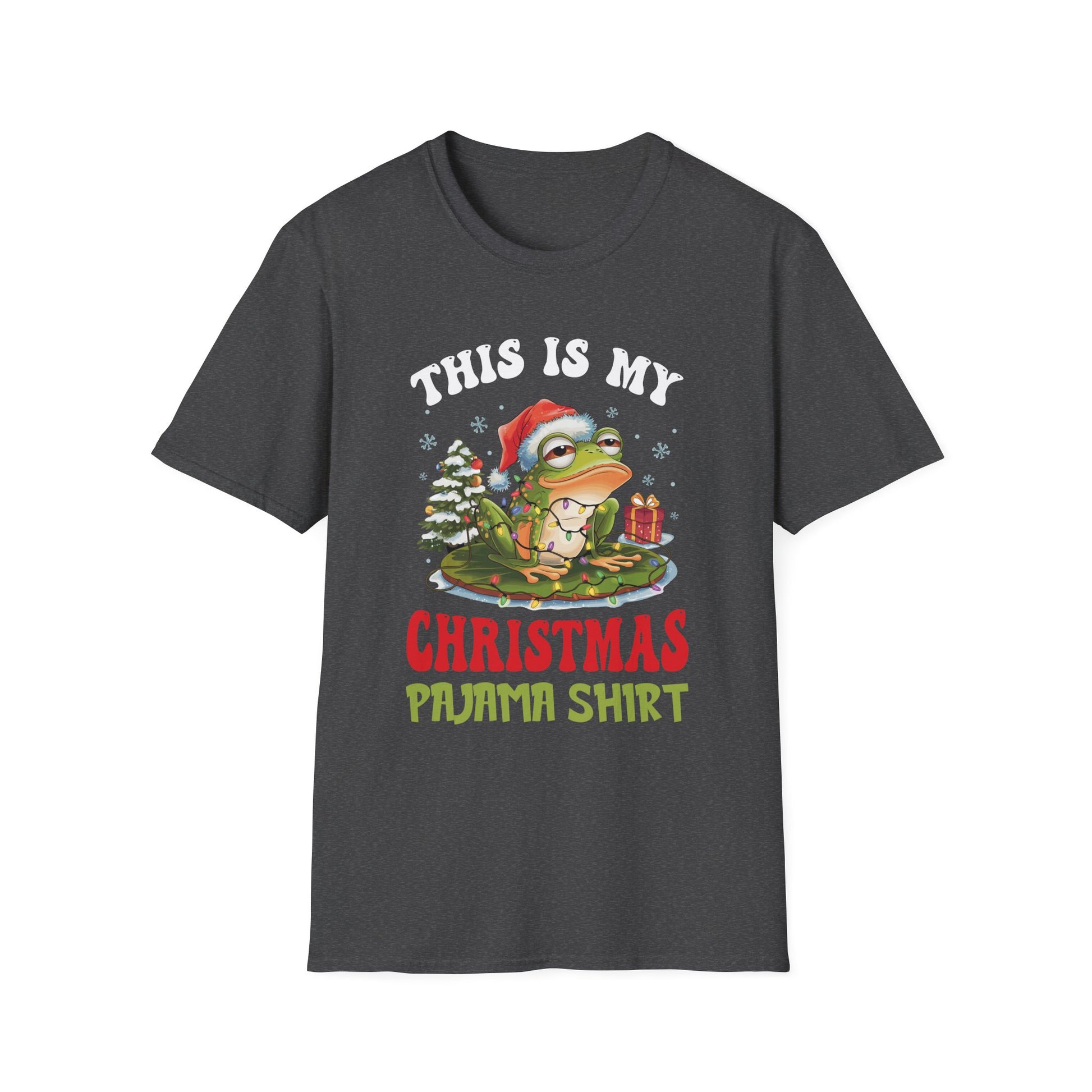 Christmas Frog Pajama Shirt — Funny Holiday T-Shirt