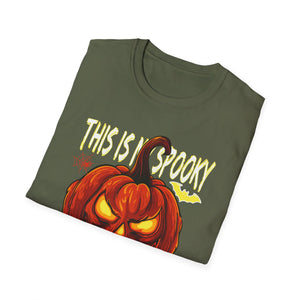 This Is My Spooky Halloween Shirt T-Shirt — Jack-O'-Lantern Horror Graphic Tee