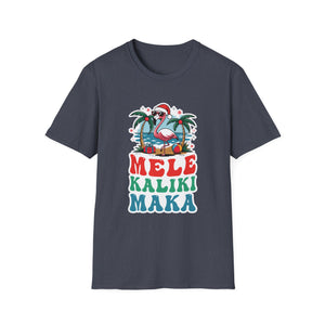 Mele Kalikimaka Shirt For Women Hawaiian Hawaii Christmas T-Shirt
