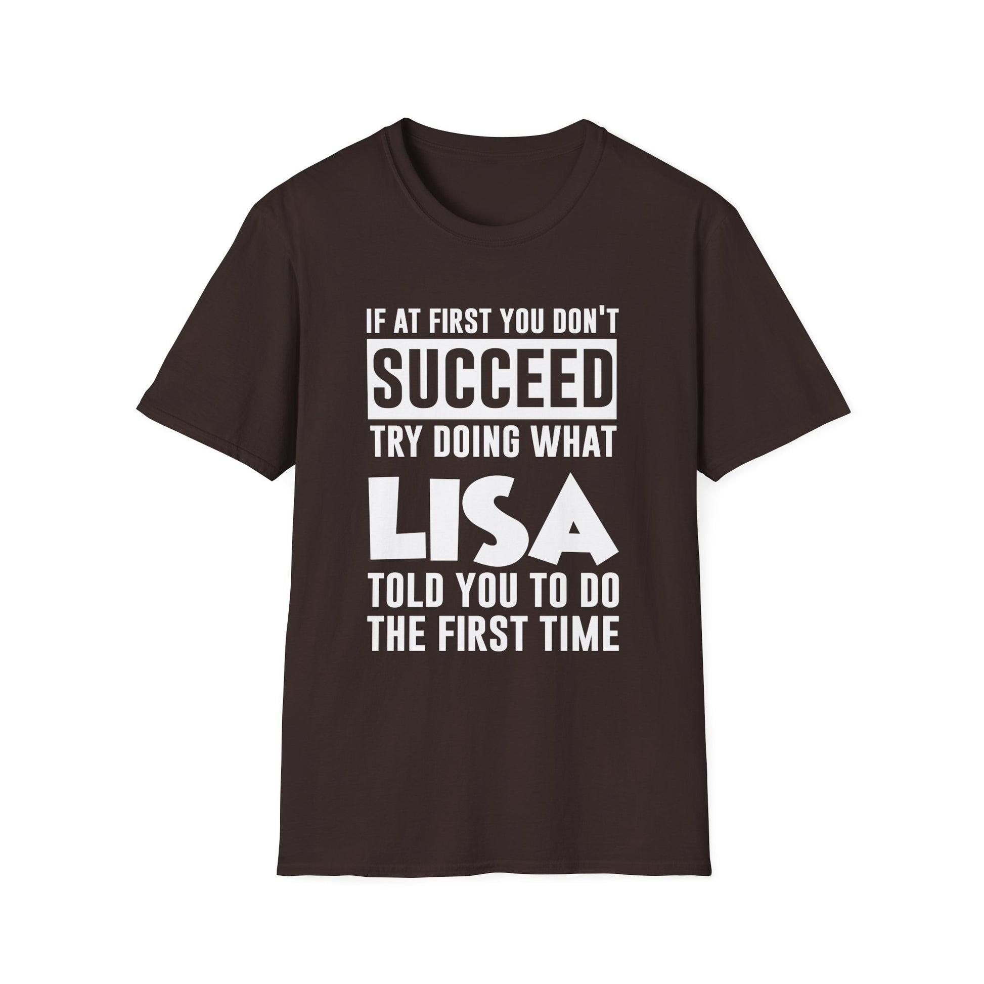 LISA Gift Name Personalized Birthday Funny Christmas Joke T-Shirt