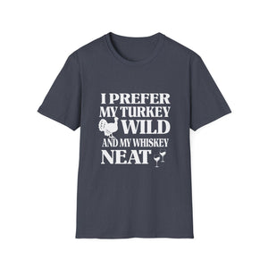 Thanksgiving Whiskey Neat  Unisex T-Shirt