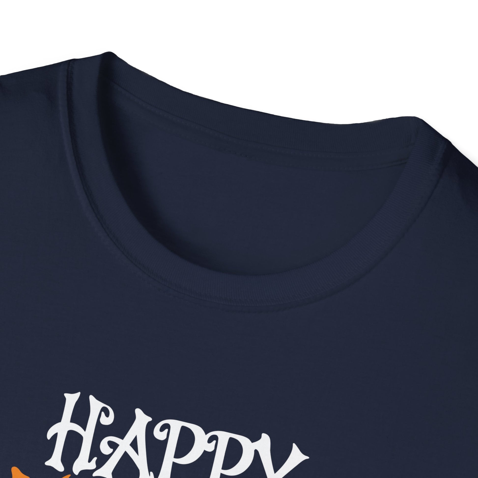 Halloween Birthday T-Shirt – “Happy Halloween And Yes It’s My Birthday” Pumpkin & Witch Tee