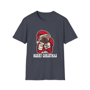 Christmas Bulldog Bully Merry English Bulldog Christmas Unisex T-Shirt