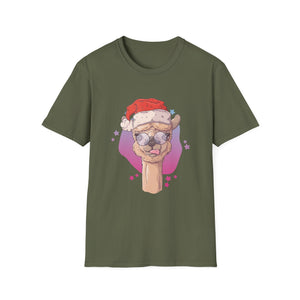 Alpaca Christmas Tree Funny Ugly Christmas Sweater Unisex T-Shirt