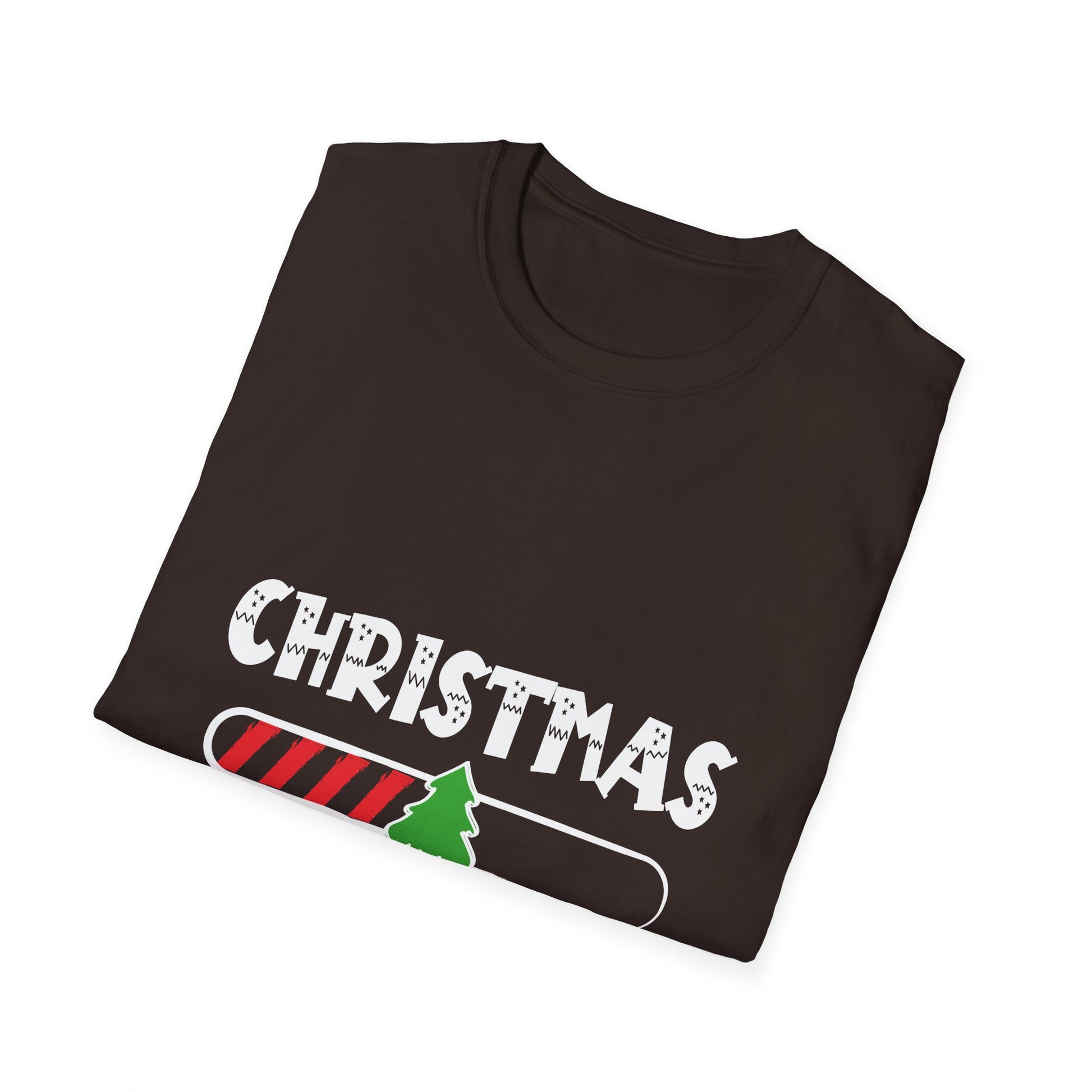 Christmas Is Loading T-Shirt – Holiday Progress Bar Funny Xmas Tee