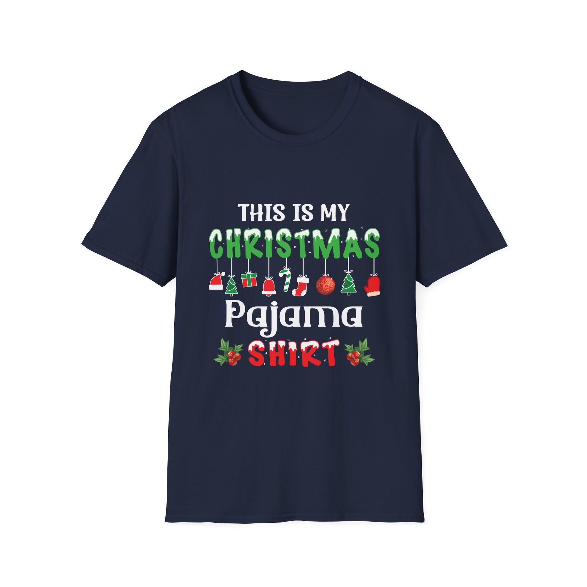 Christmas Pajama Shirt T‑Shirt — "This Is My Christmas Pajama Shirt" Holiday Tee