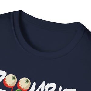 Zombie Hunter T-Shirt – Funny Halloween Graphic Tee with Cartoon Zombie