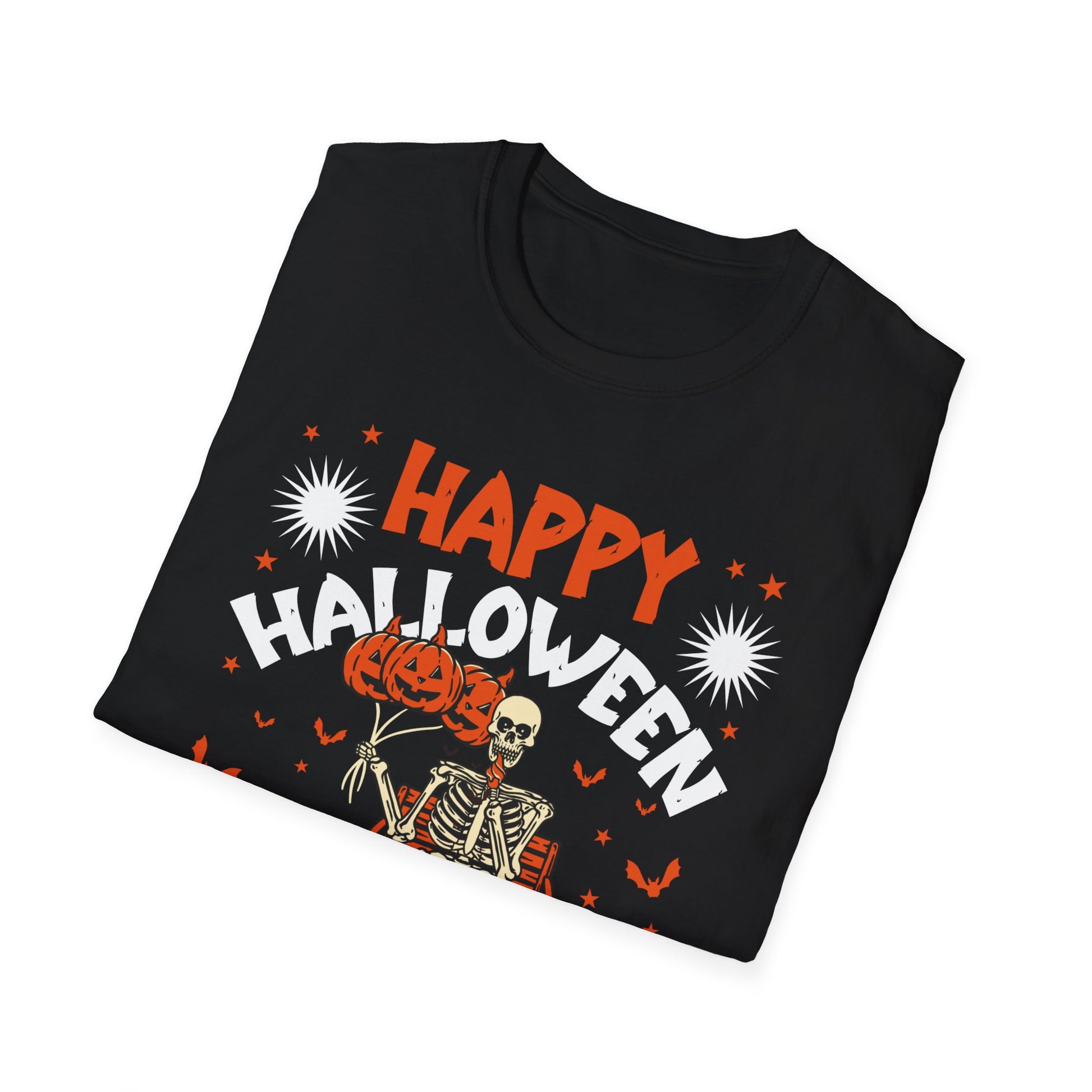 Happy Halloween And Yes It's My Birthday Unisex Softstyle T-Shirt