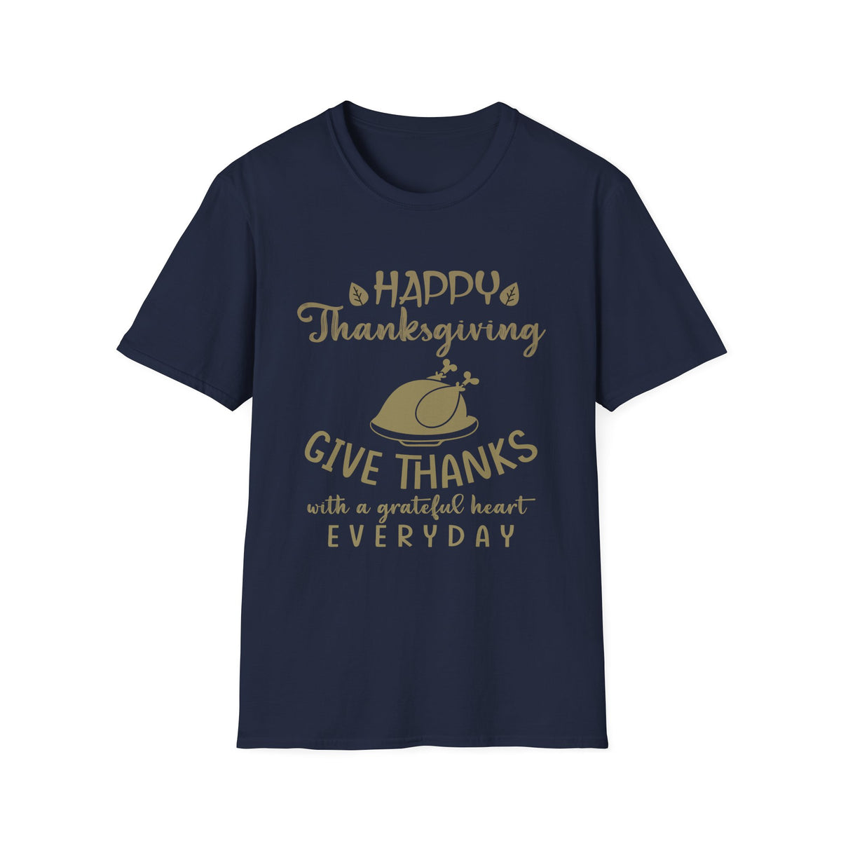 Happy Thanksgiving Retro Vintage T-Shirt-productor-mockup