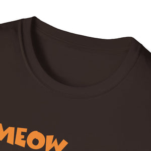 Thanksgiving Turkey Cat Meow Men Women Thanksgiving fake Cat T-Shir