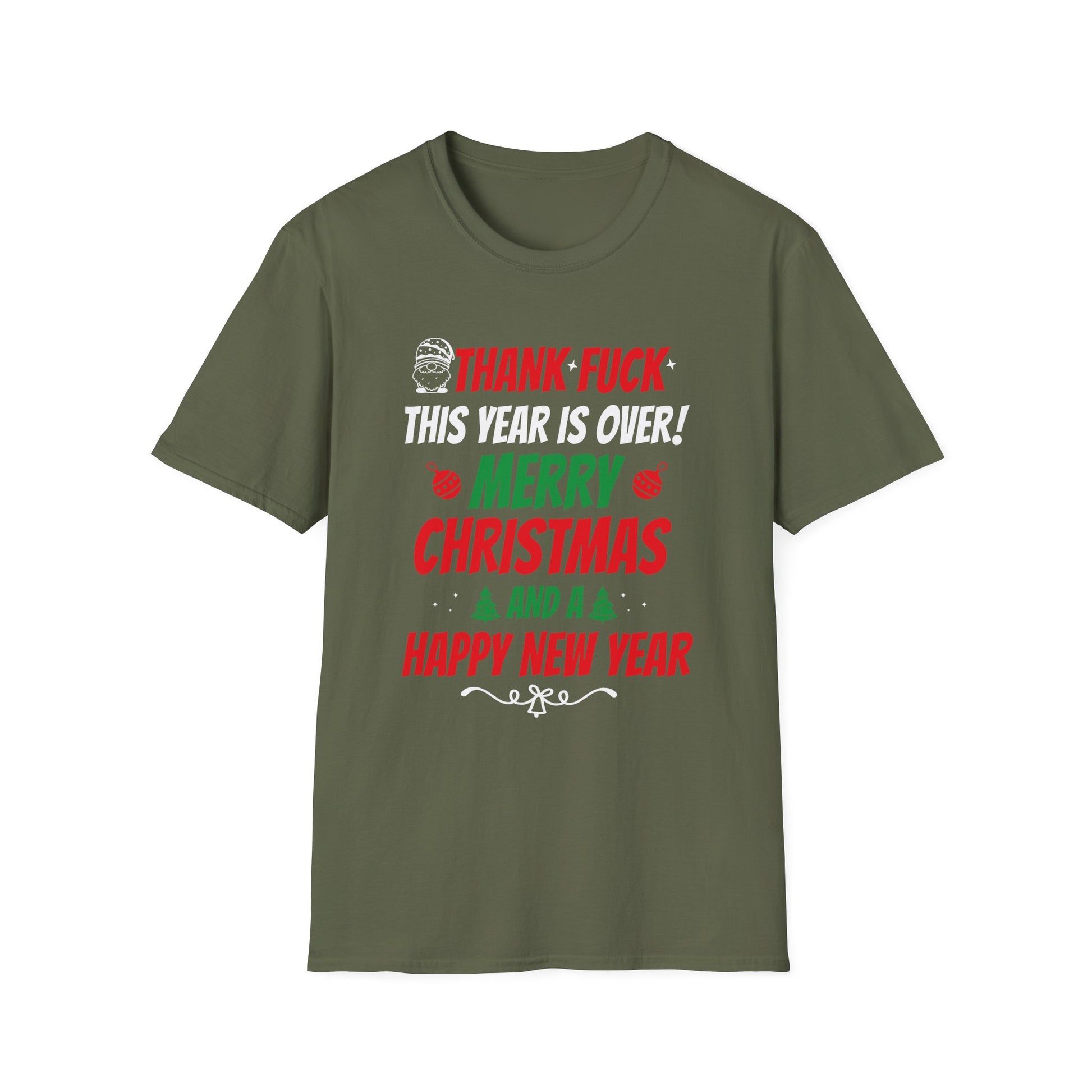 Rude Fluaring Christmas and New Year Unisex T-Shirt