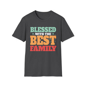 Blessed With The Best Family T-Shirt — Retro Family Pride Tee