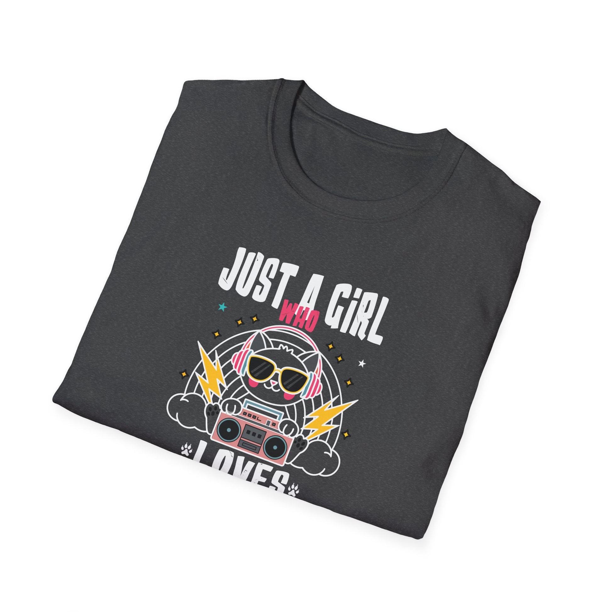 Just A Girl Who Loves Anime And K-Pop African American Afro Unisex T-Shirt