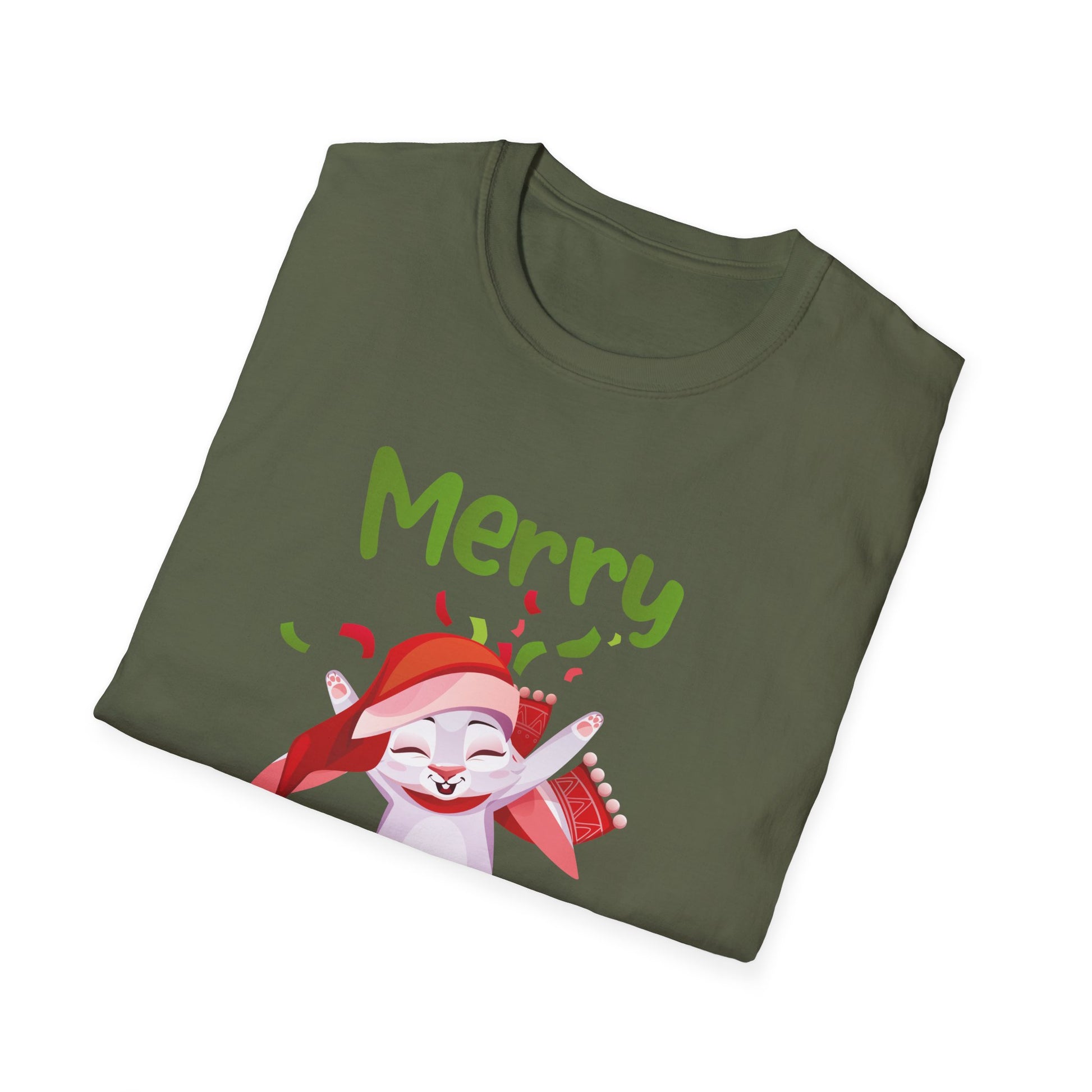 Christmas Bunny  Sweet Christmas Animals  Rabbit Unisex T-Shirt