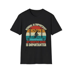 Mountain Bike MTB Vintage Slogan Funny Unisex Tee