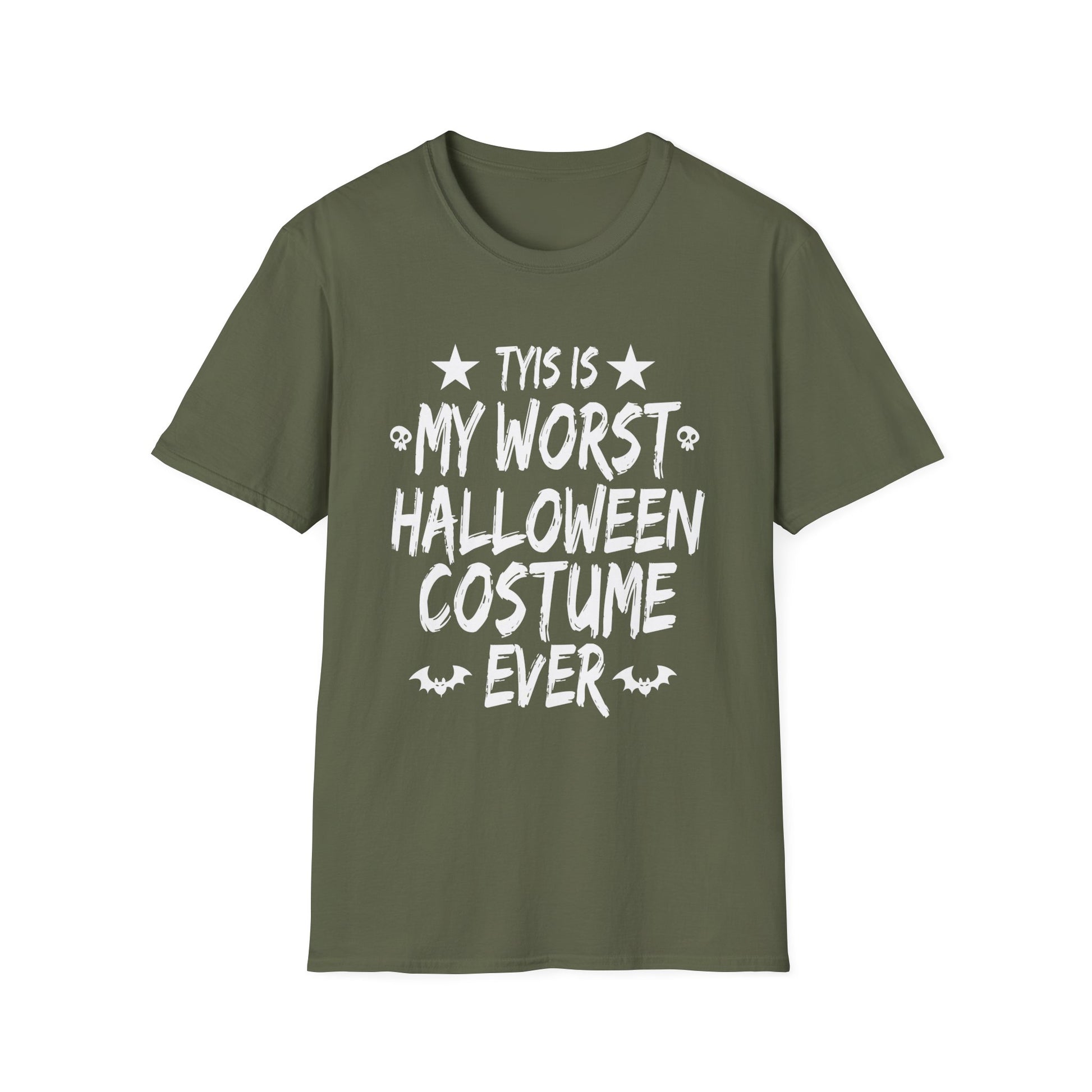 Halloween T-Shirt - "This Is My Worst Halloween Costume Ever" Funny Graphic Tee