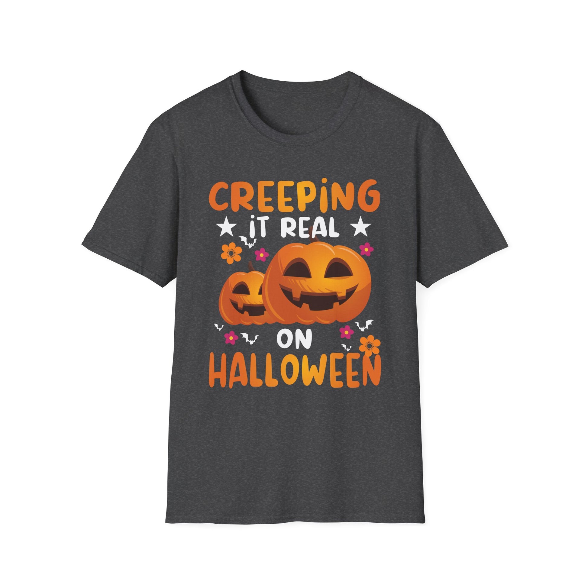 Creeping It Real On Halloween Halloween Costume Men Women Tee  Unisex Softstyle T-Shirt
