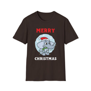 Christmas Elephant  Sweet Christmas Animals Unisex T-Shirt