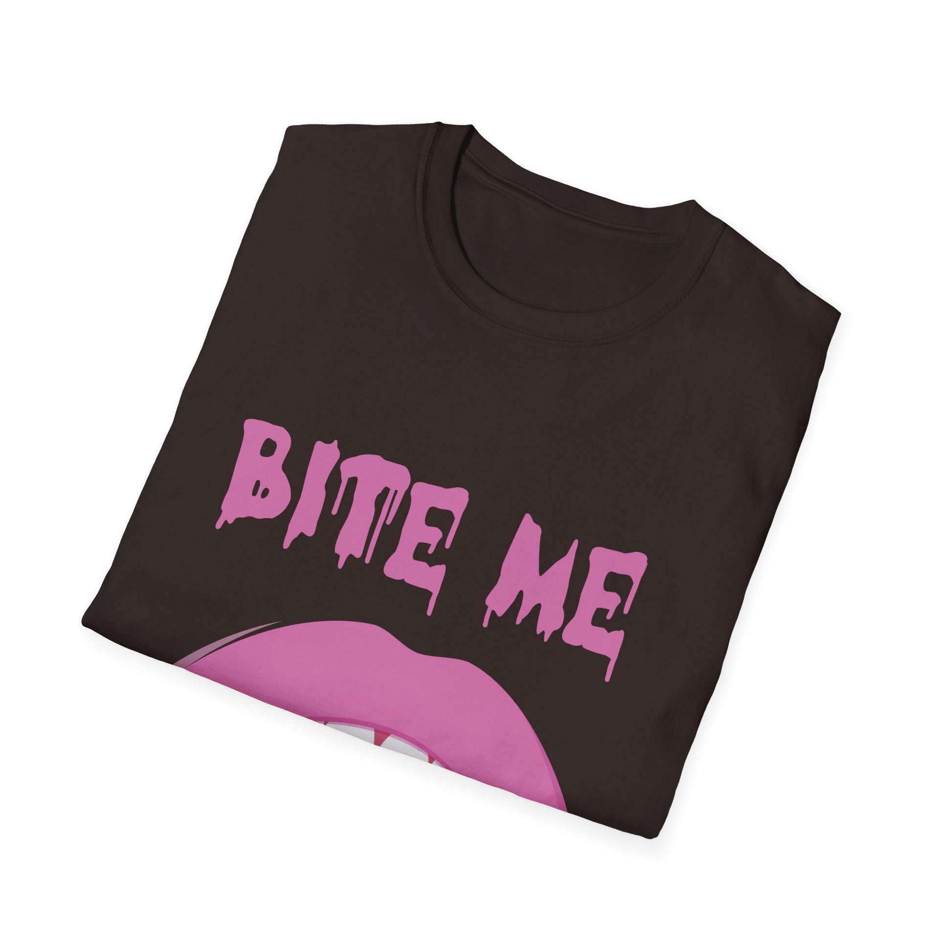 Bite Me Vampire Lips T-Shirt — Cute Gothic Halloween Tee