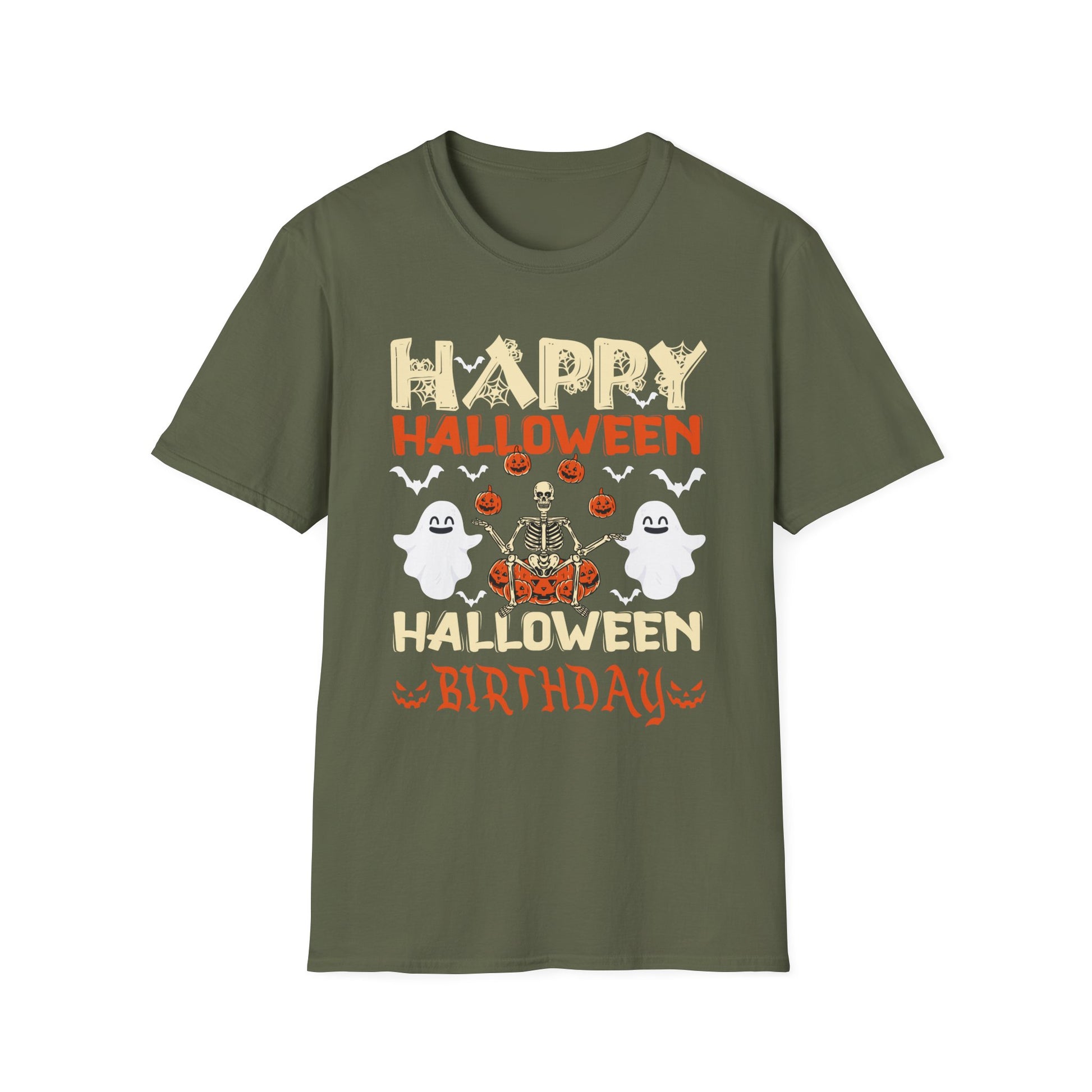 Happy Halloween Birthday kids Yes Its My Birthday Halloween TeeUnisex Softstyle T-Shirt