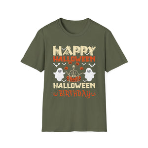 Happy Halloween Birthday kids Yes Its My Birthday Halloween TeeUnisex Softstyle T-Shirt