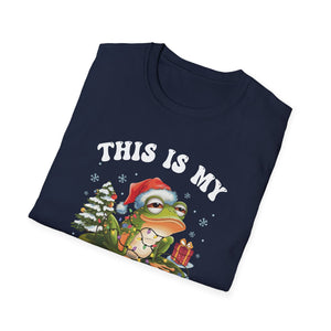 Christmas Frog Pajama Shirt — Funny Holiday T-Shirt