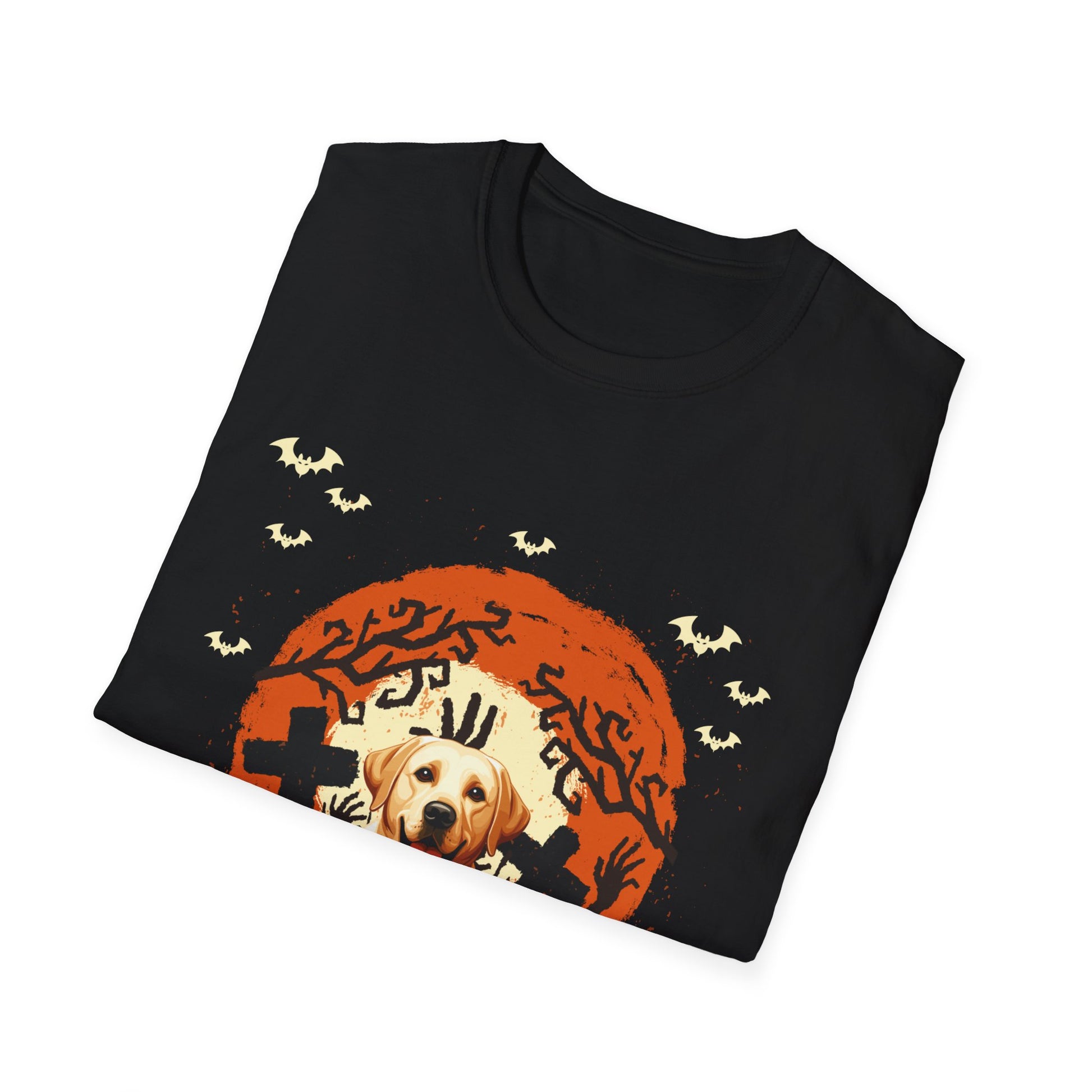 Funny Halloween Dog tee Golden Retrievers Halloween Tee