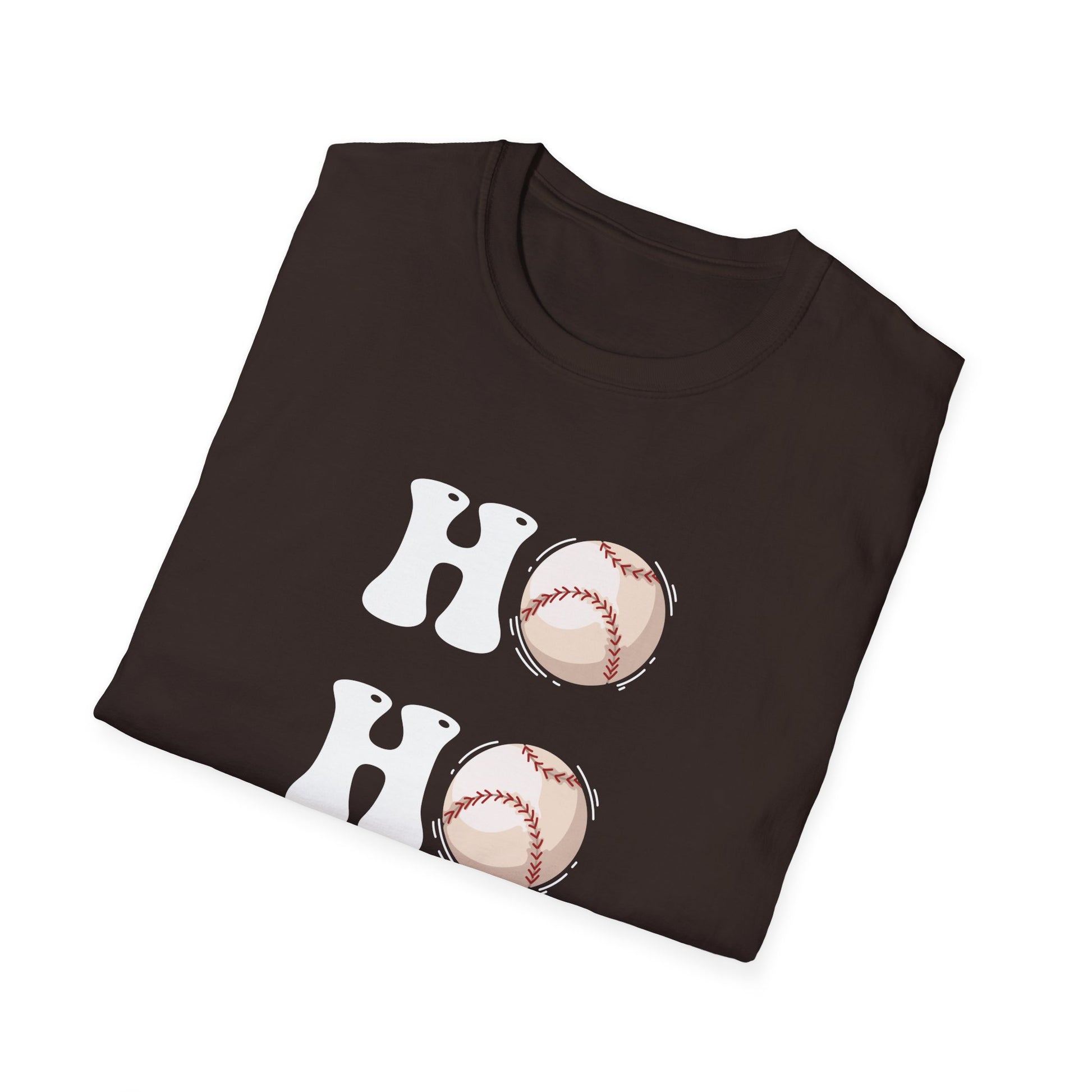 Christmas Ho Ho Ho Baseball Christmas Unisex T-Shirt