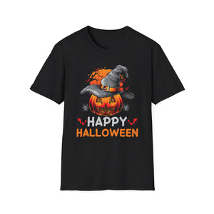 Halloween Pumpkin T-Shirt — Happy Halloween Jack-O'-Lantern Graphic Tee