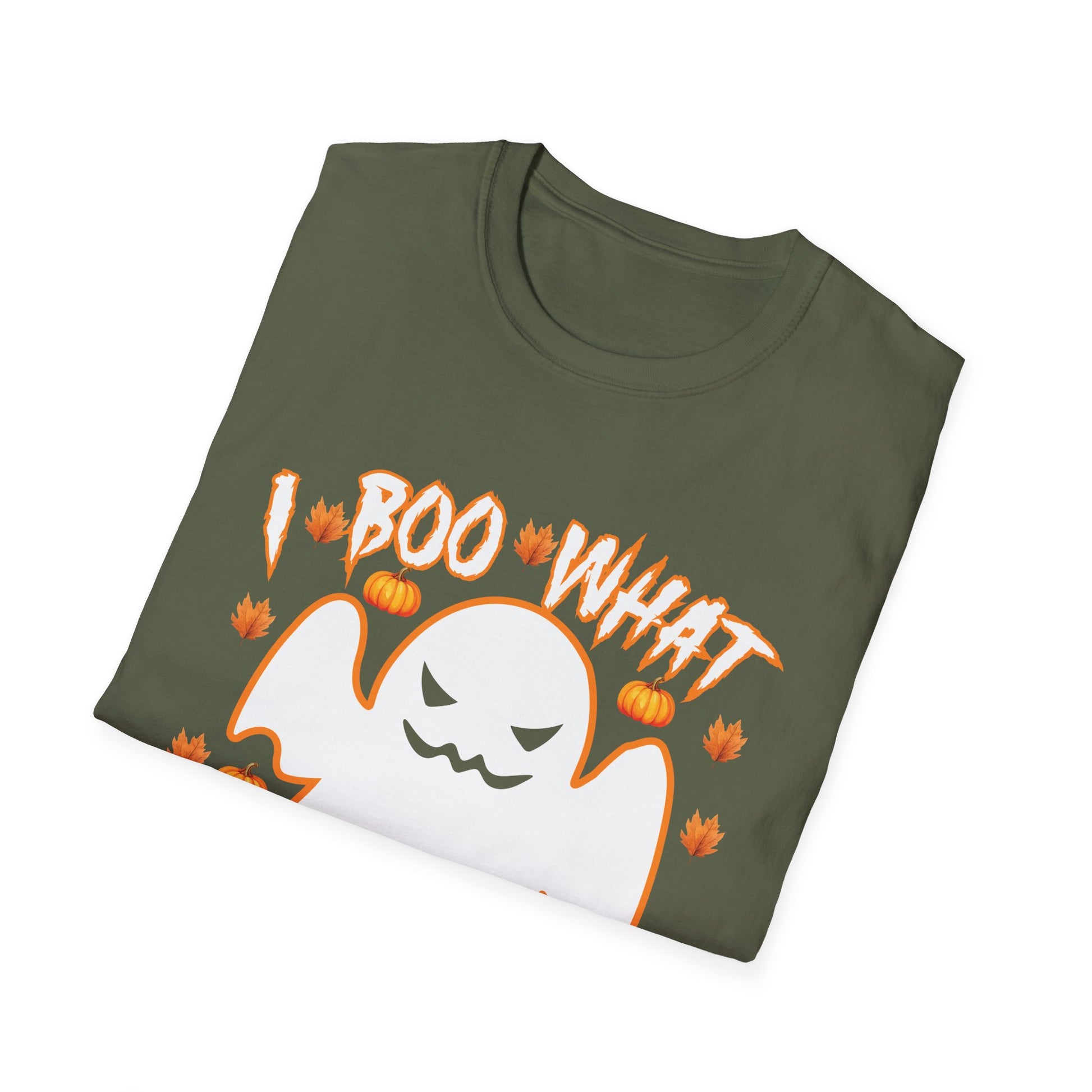 Halloween Ghost T-Shirt — "Boo What I Want" Cute Spooky Tee