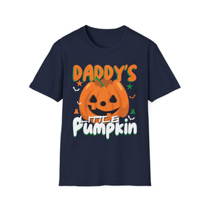 Daddy's Little Pumpkin T-Shirt — Cute Halloween Kid Pumpkin Tee