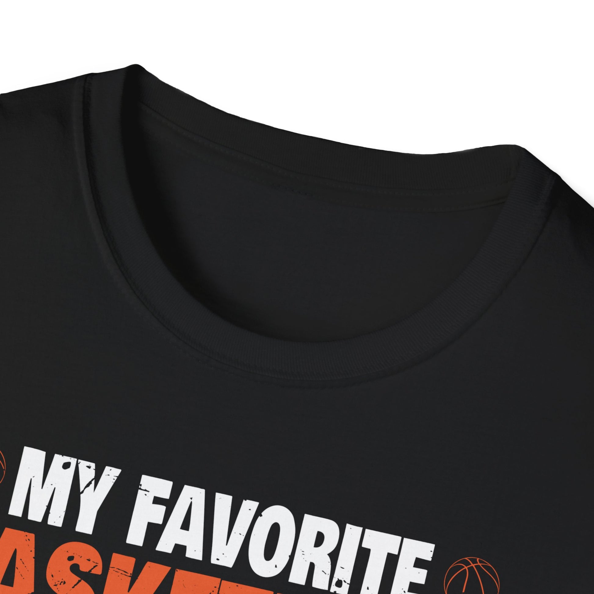My Favorite Basketball Player Calls Me Grammy USA Flag Unisex T-Shirt