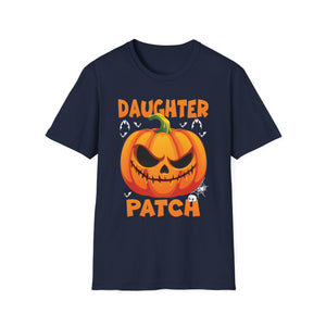 Daughter Halloween Costume Funny Pumpkin Family Halloween Tee Unisex Softstyle T-Shirt