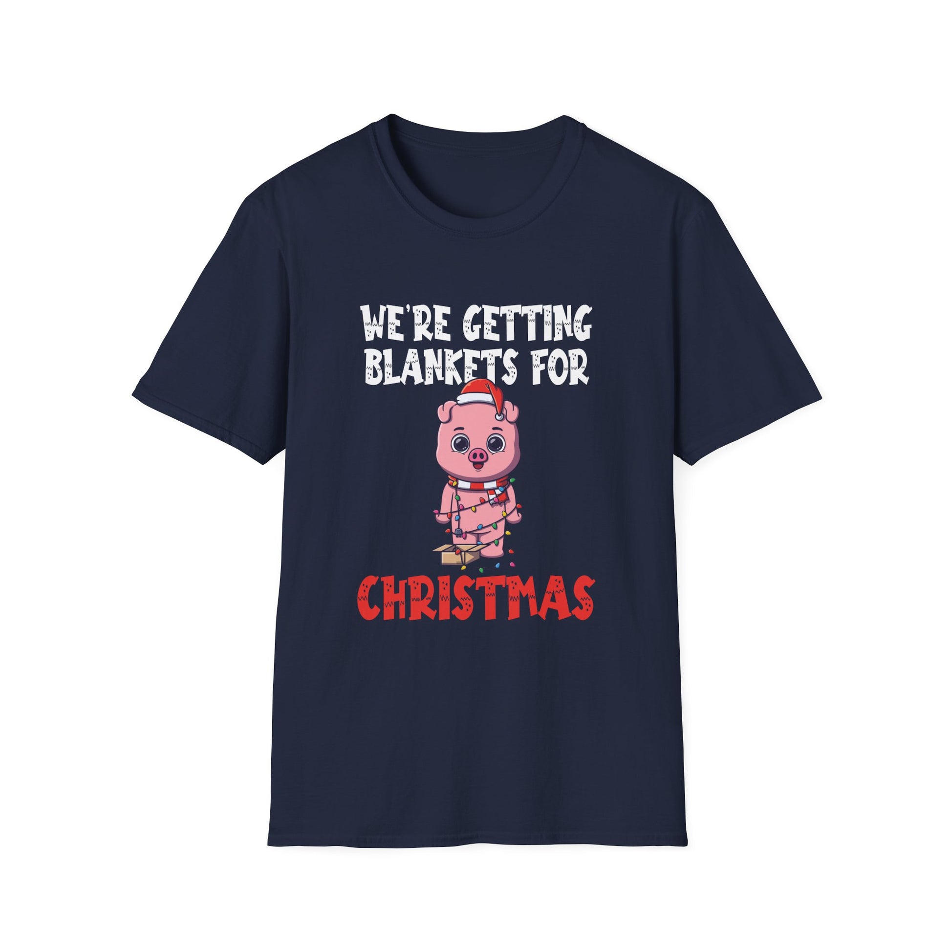 Funny Festive Pigs in Blankets Christmas Unisex T-Shirt