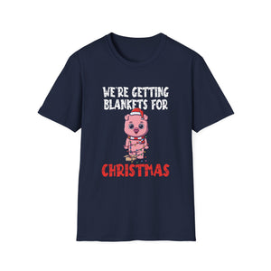 Funny Festive Pigs in Blankets Christmas Unisex T-Shirt