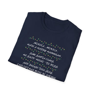 Christmas Carol Lyrics T-Shirt — 'Deck the Halls' Holiday Graphic Tee