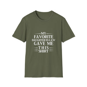 Christmas Gift For Father Mother in Law Funny Birthday Gifts Unisex T-Shirt