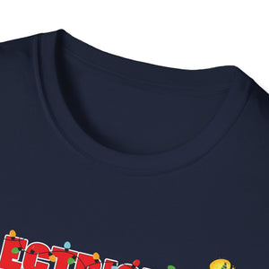 Electricians Christmas Lights Funny Tee — 'Electricians Are Like Christmas Lights' Shirt