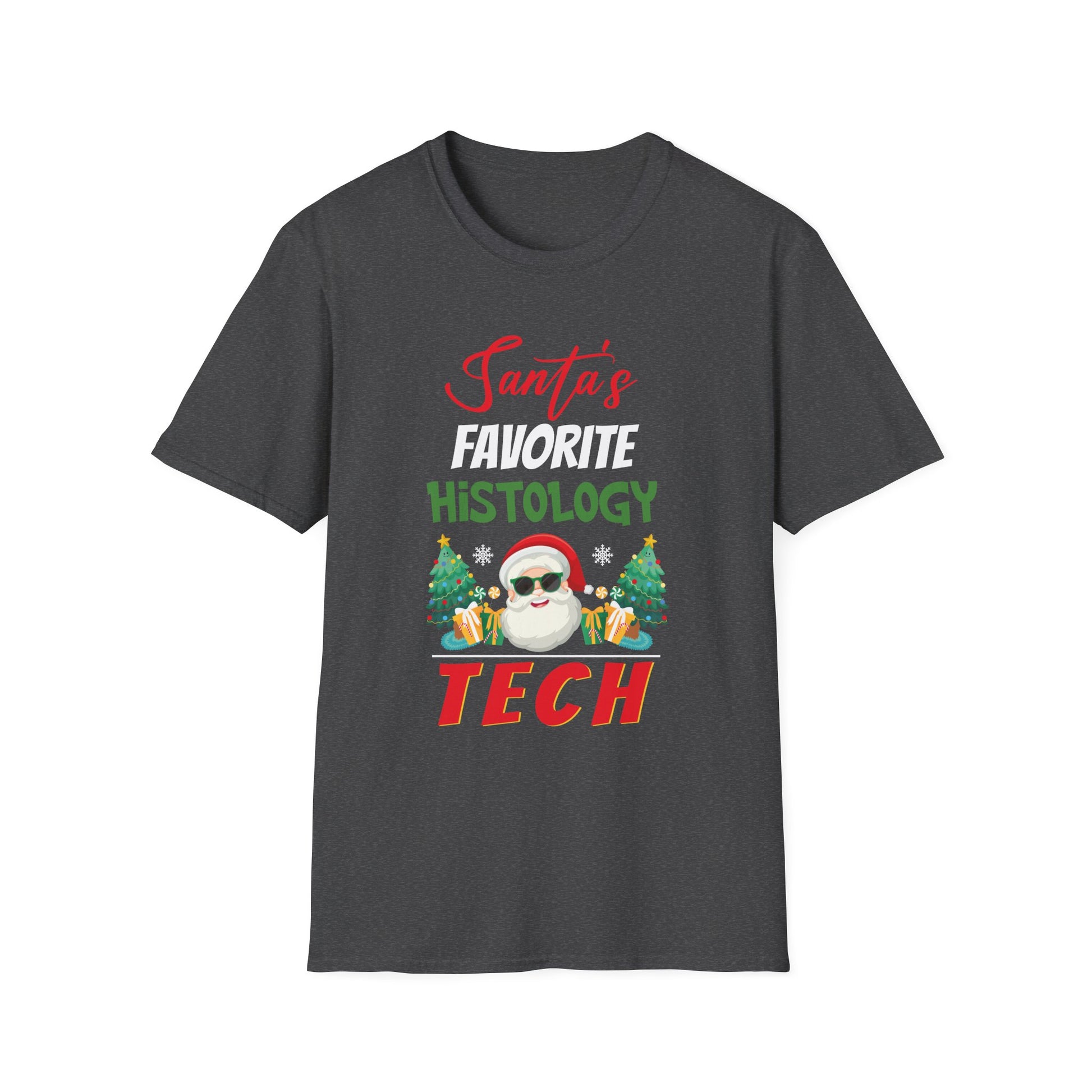 Xmas Tree Santas Favorite Histology Tech Christmas Pajamas Unisex T-Shirt