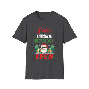 Xmas Tree Santas Favorite Histology Tech Christmas Pajamas Unisex T-Shirt