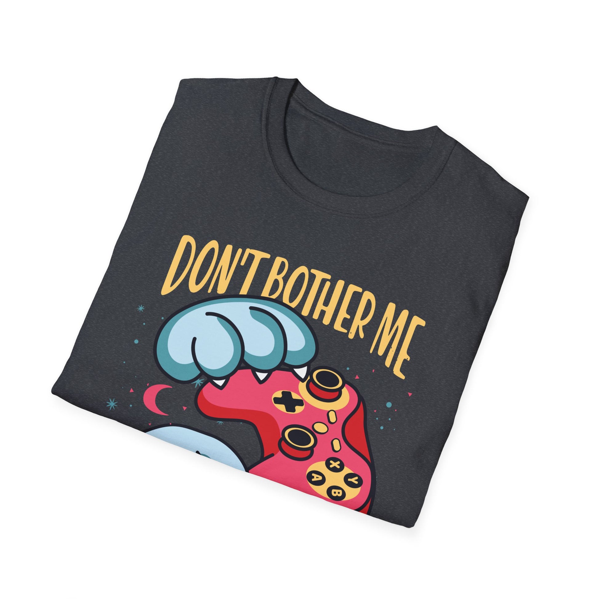 Funny Cat Gamer Don't Bother Me Right Meow Video Games Lover Unisex T-Shirt