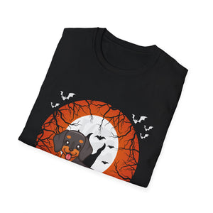 Funny Halloween Dog English Dachshund Halloween Tee