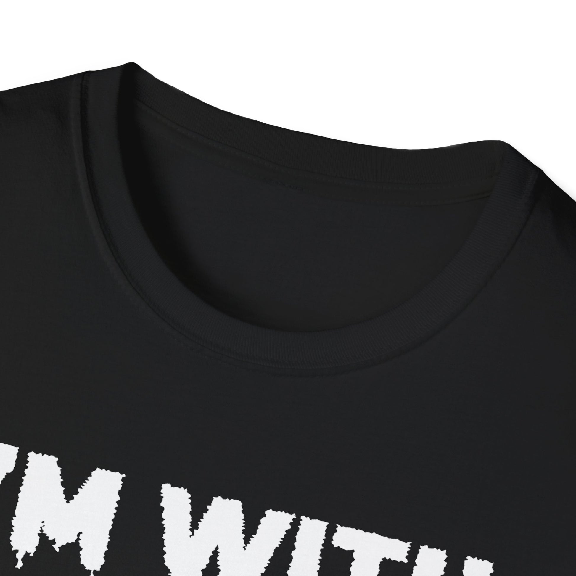 I'm With The Witch T-Shirt — Halloween Witch Arrow Graphic Tee