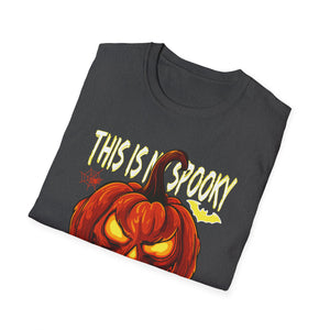 This Is My Spooky Halloween Shirt T-Shirt — Jack-O'-Lantern Horror Graphic Tee