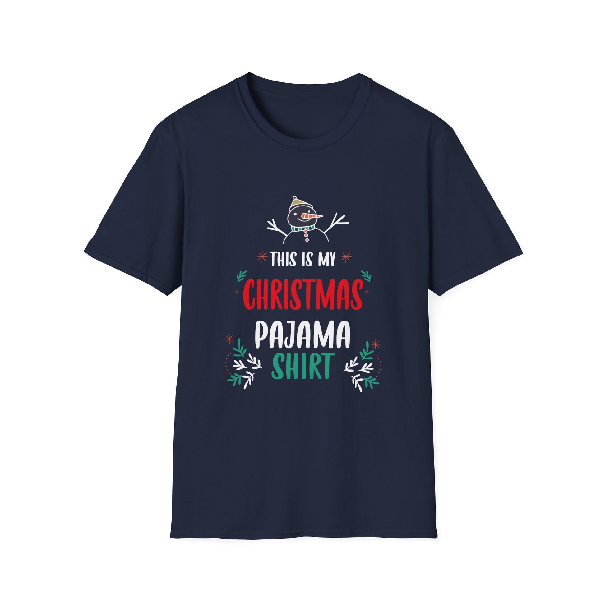 Christmas Pajama T-Shirt — "This Is My Christmas Pajama Shirt" Holiday Tee