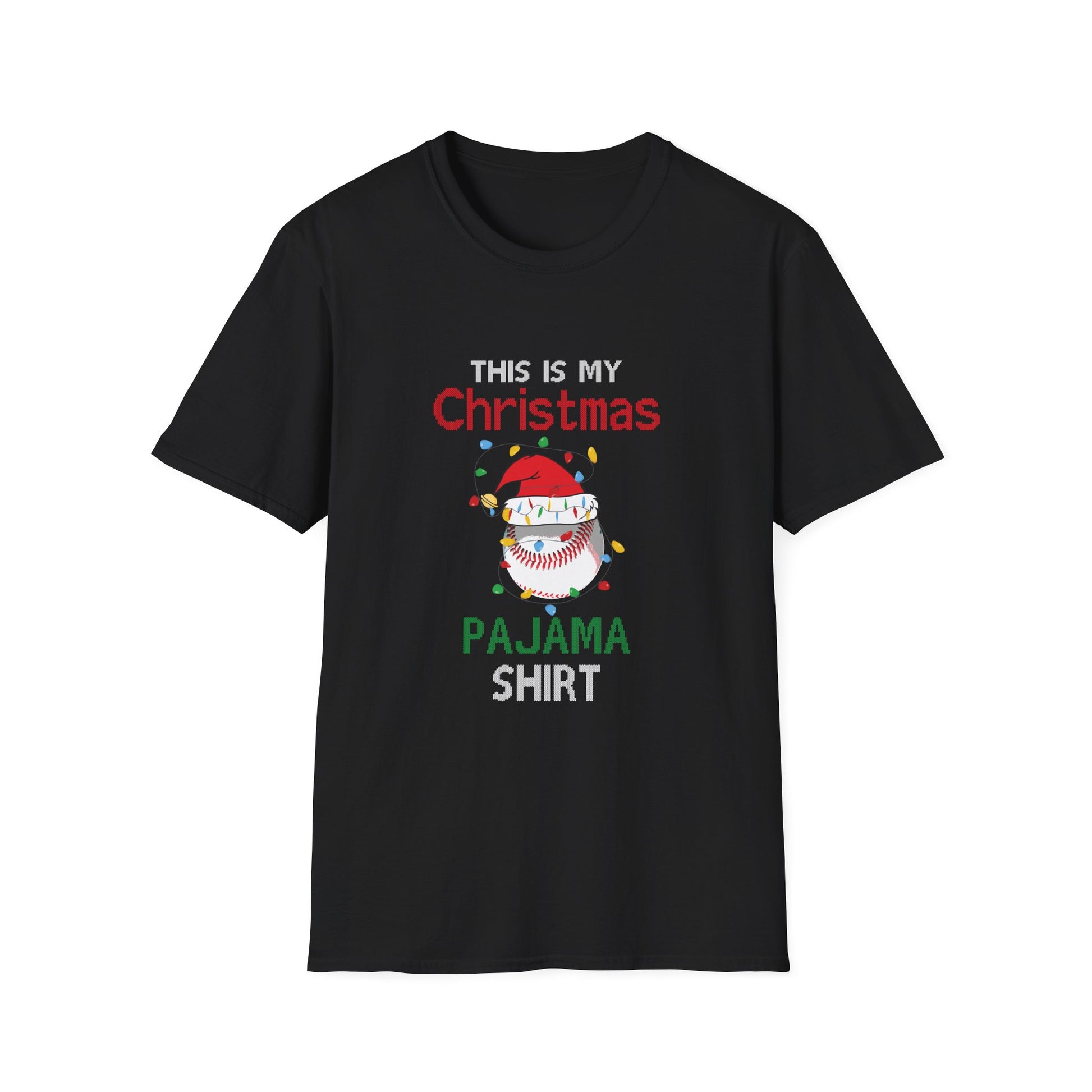This Is My Christmas Pajama Shirt T-Shirt — Funny Holiday Santa Tee